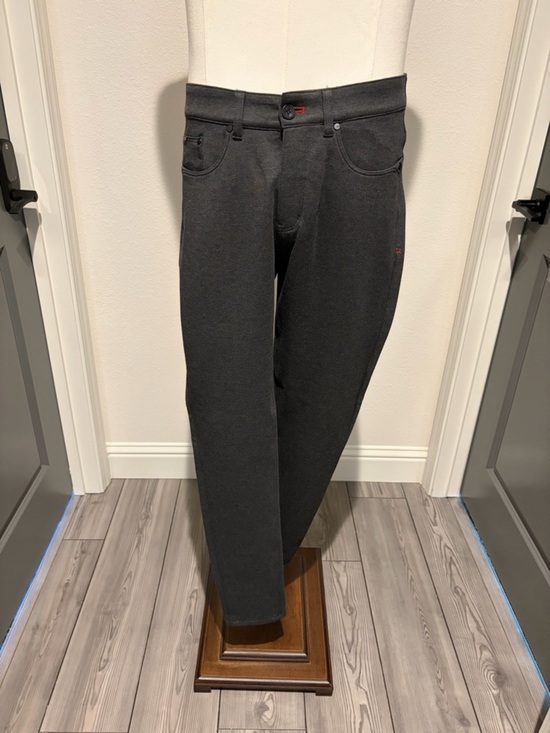 Au Noir Other - Au Noir Men's Charcoal Slim Fit Stretch Dress Pants 29W 29.5L